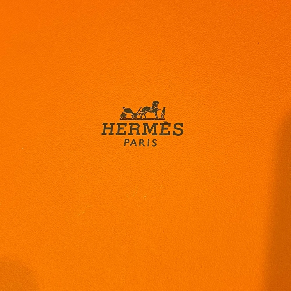 Hermès Orange 18 x 15 Gift Box with Ribbons